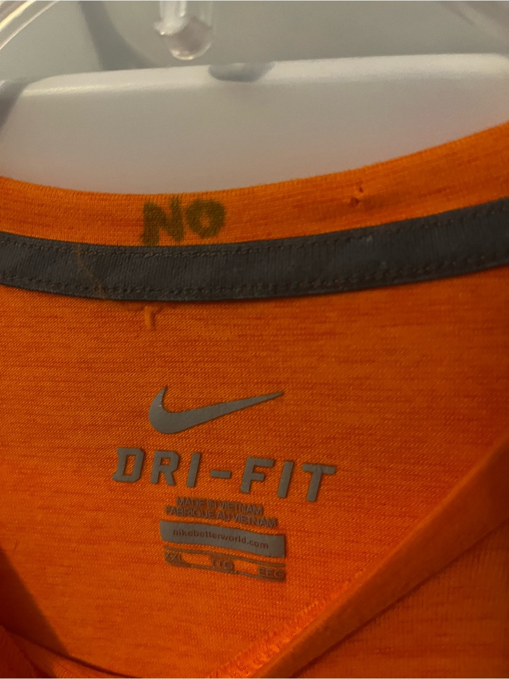 Nike Dri-FIT Tennessee Volunteers Long Sleeve Shirt XXL Orange NCAA - Picture 4 of 5